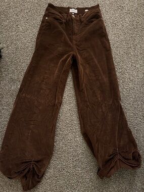 Frame brown corduroy le palazzo jeans size 28